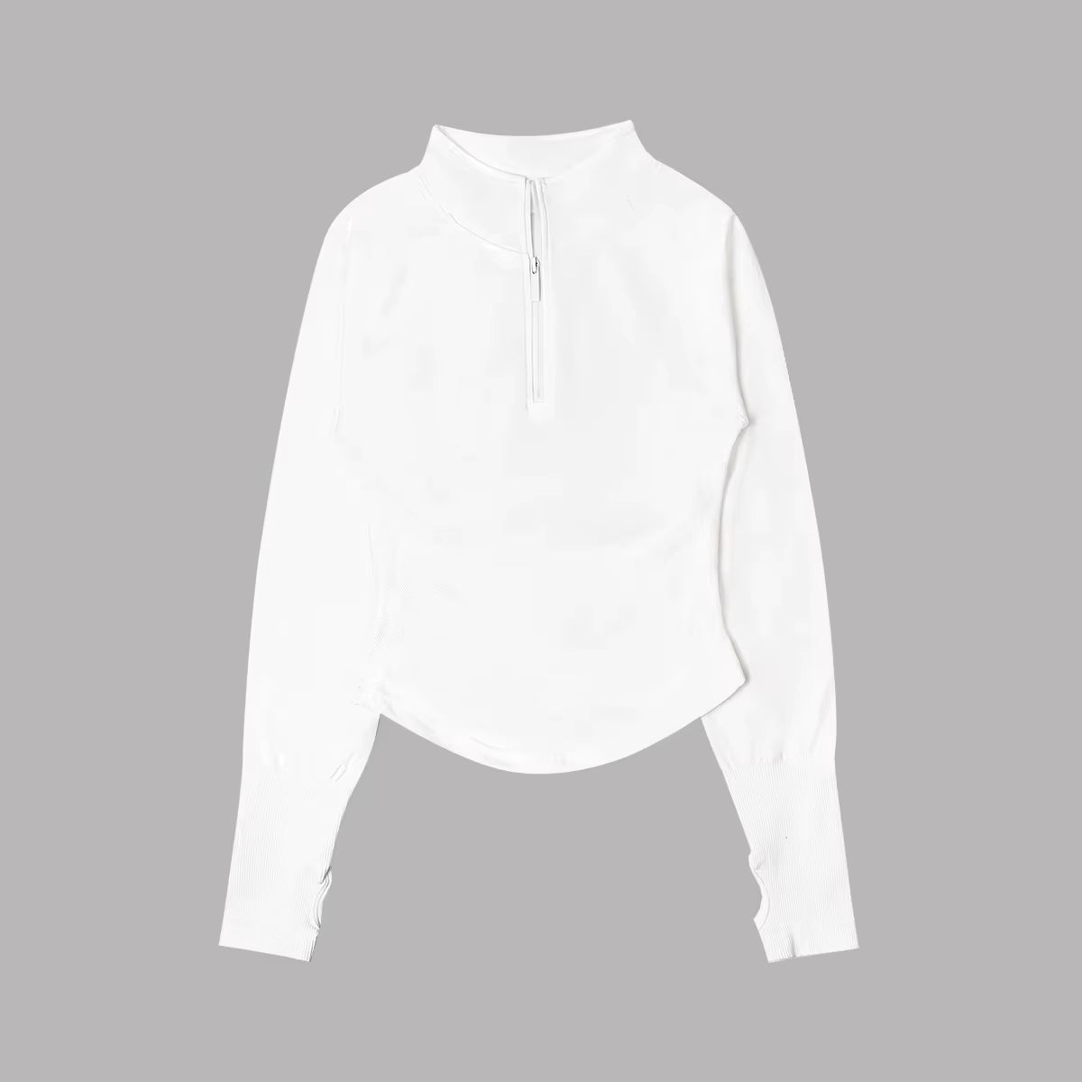 NEW Seamless Long Sleeve Half Zippy Gym Top Jacket Yoga Clothes for Women Seamless Sports Shirts Fitness Workout Pilates