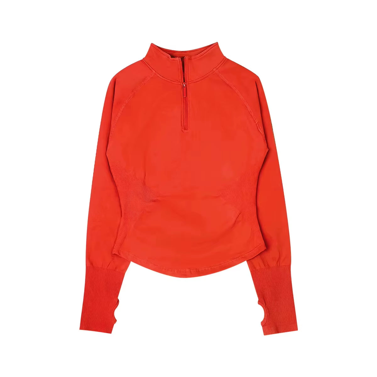 NEW Seamless Long Sleeve Half Zippy Gym Top Jacket Yoga Clothes for Women Seamless Sports Shirts Fitness Workout Pilates