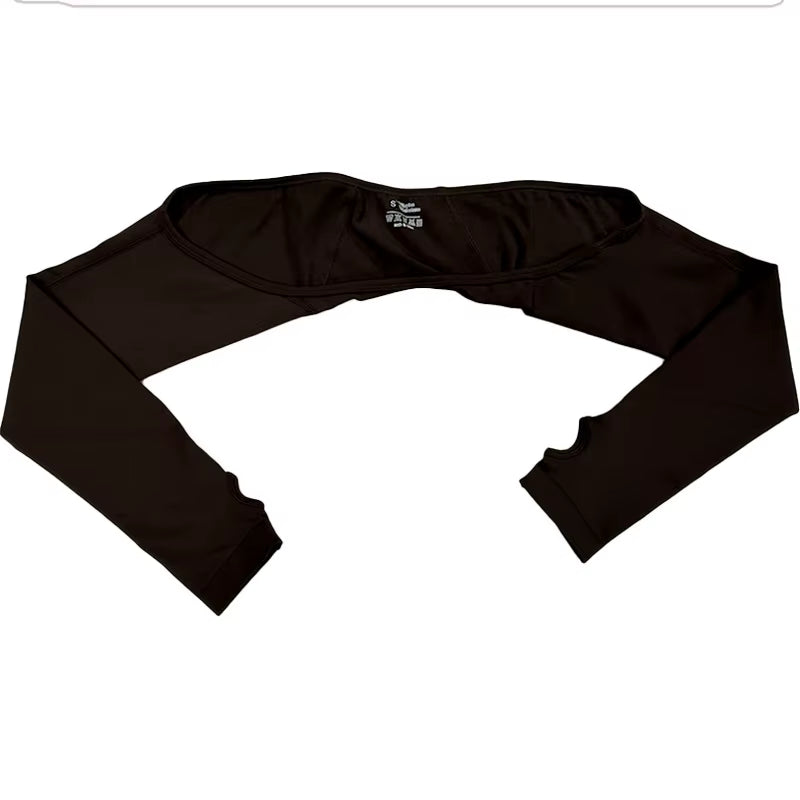 New Vision Shrug Long Sleeved Shawl Sweat-Absorbing Quick-Drying High-Elasticity Sports Running Fitness Yoga Shawl