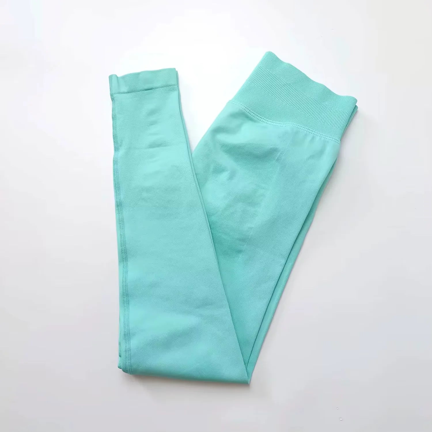 Impact Leggings Women Seamless Sports Yoga Pants Low Ribbed Band Gym Clothes Fitness Workout Wear Scrunch Bum Tights