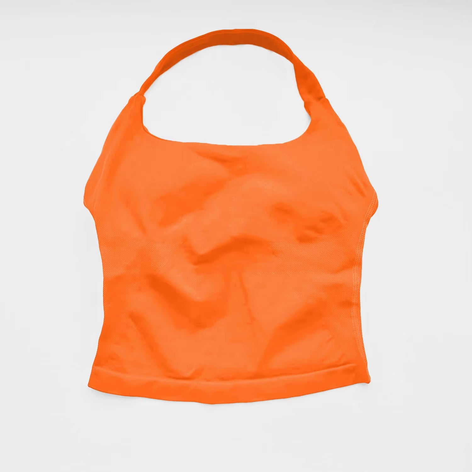 Gym Halter Top Woman Longline Strappy Tank Padded Yoga Clothing Fitness Workout Running Activewear Pilates Clothes