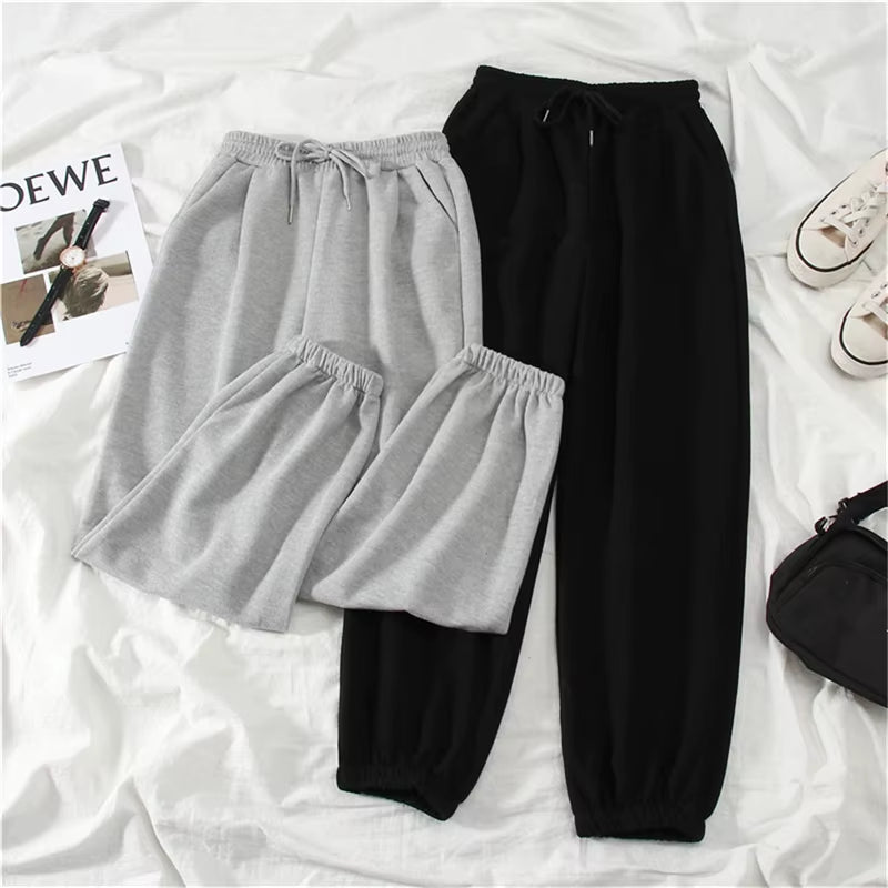 Hot Sales Gray Men Women Sweatpants Autumn New Baggy Fashion Oversize Sports Pants Black Winter Joggers Streetwear Trousers
