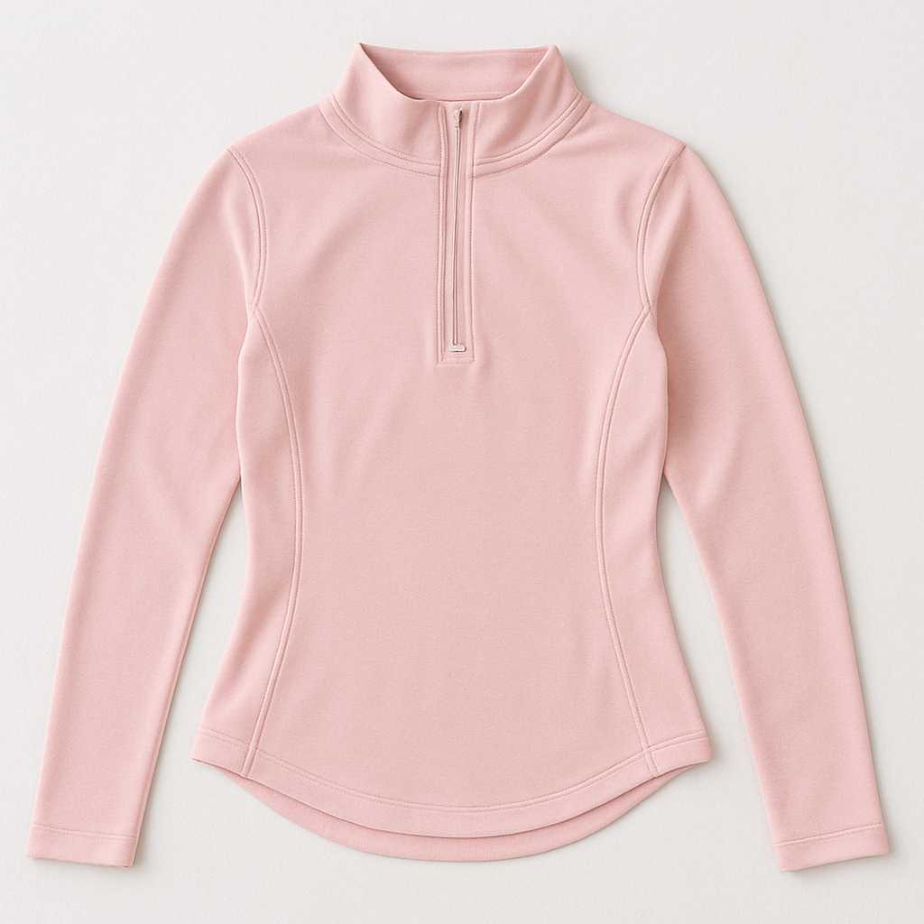 Zip Long Sleeve - Blush
