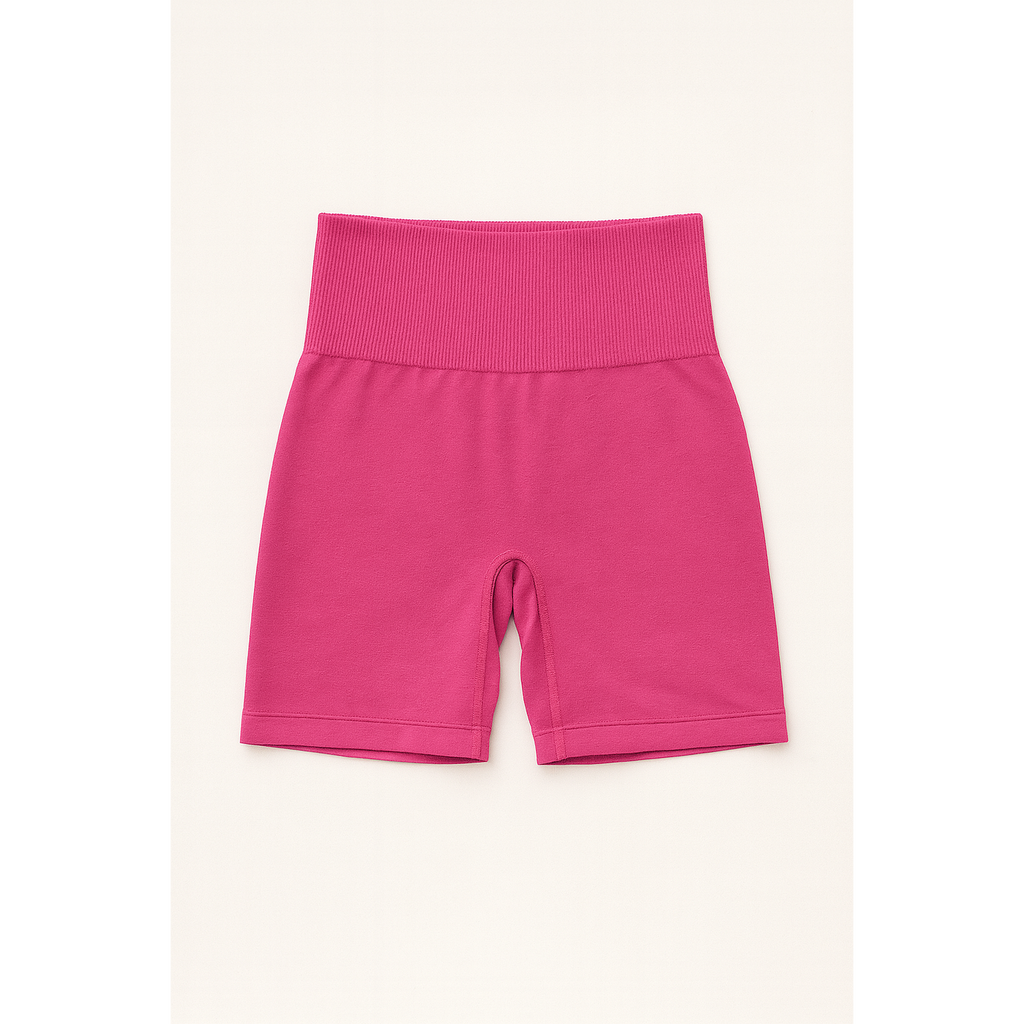 Scrunch Shorts - Fuchsia