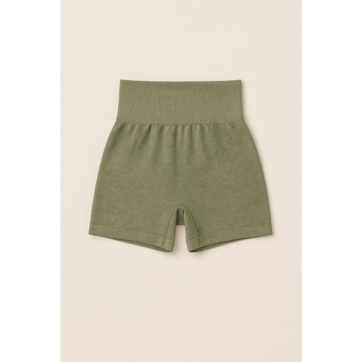 Scrunch Shorts - Olive Green