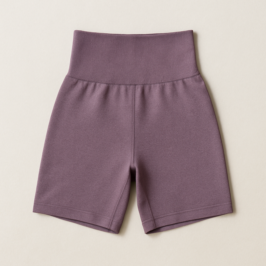 Scrunch Shorts - Mushroom Purple