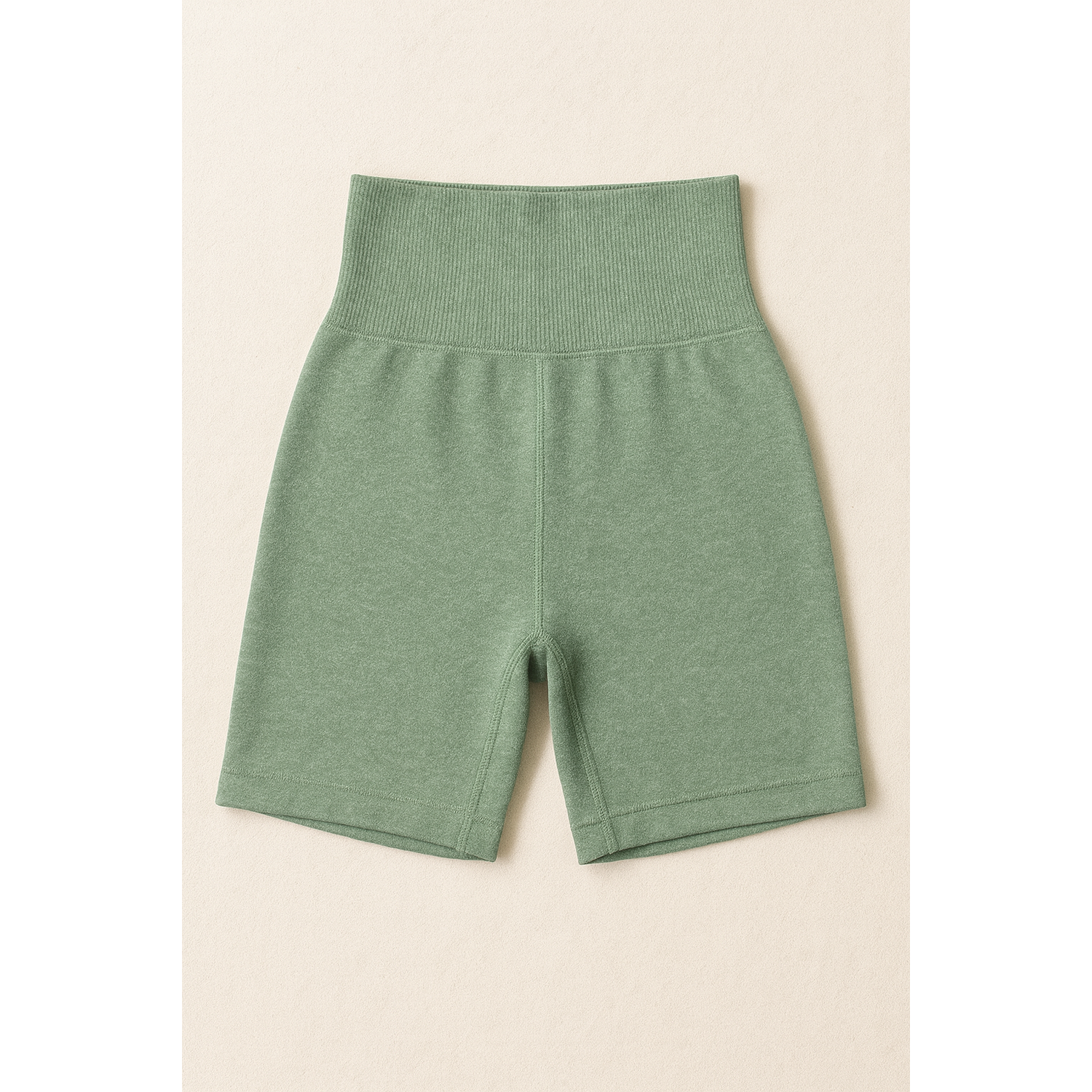 Scrunch Shorts - Light Green