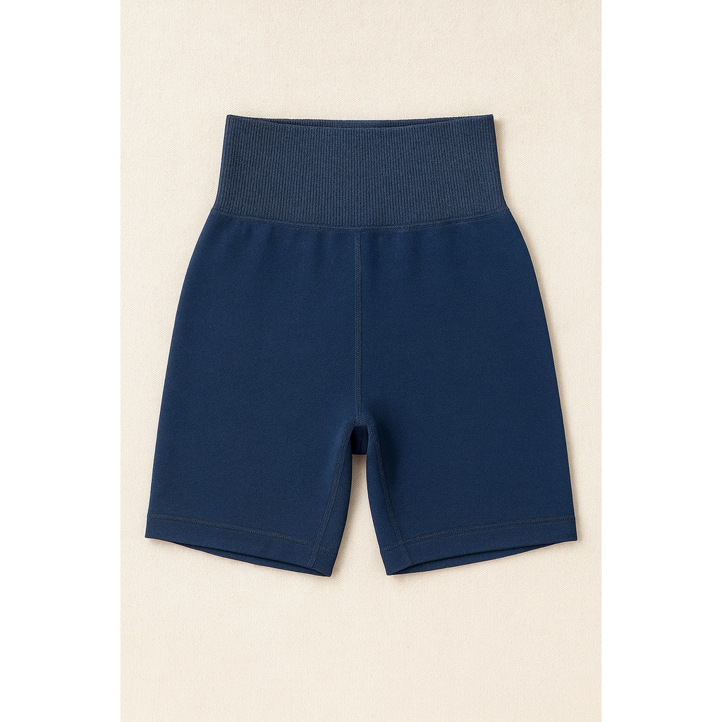 Scrunch Shorts - Deep Sea Blue