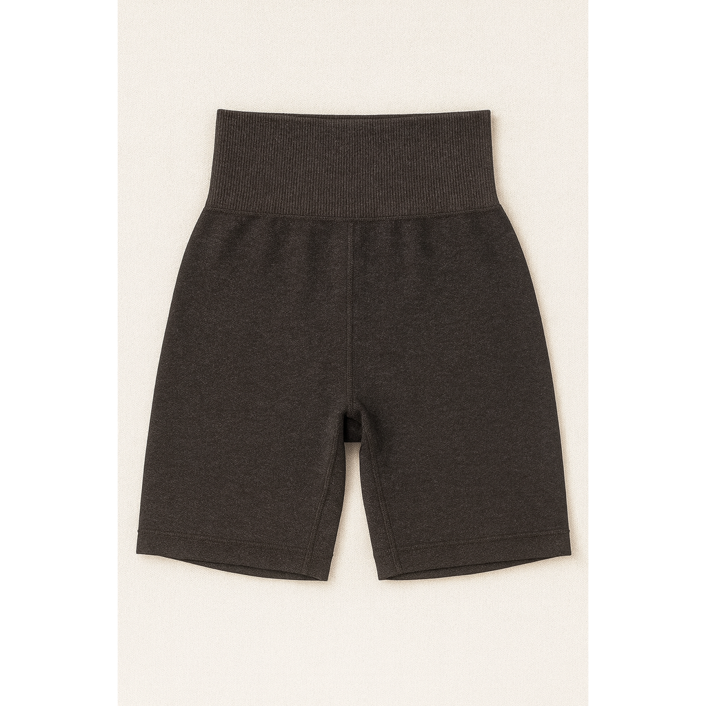 Scrunch Shorts - Coffee