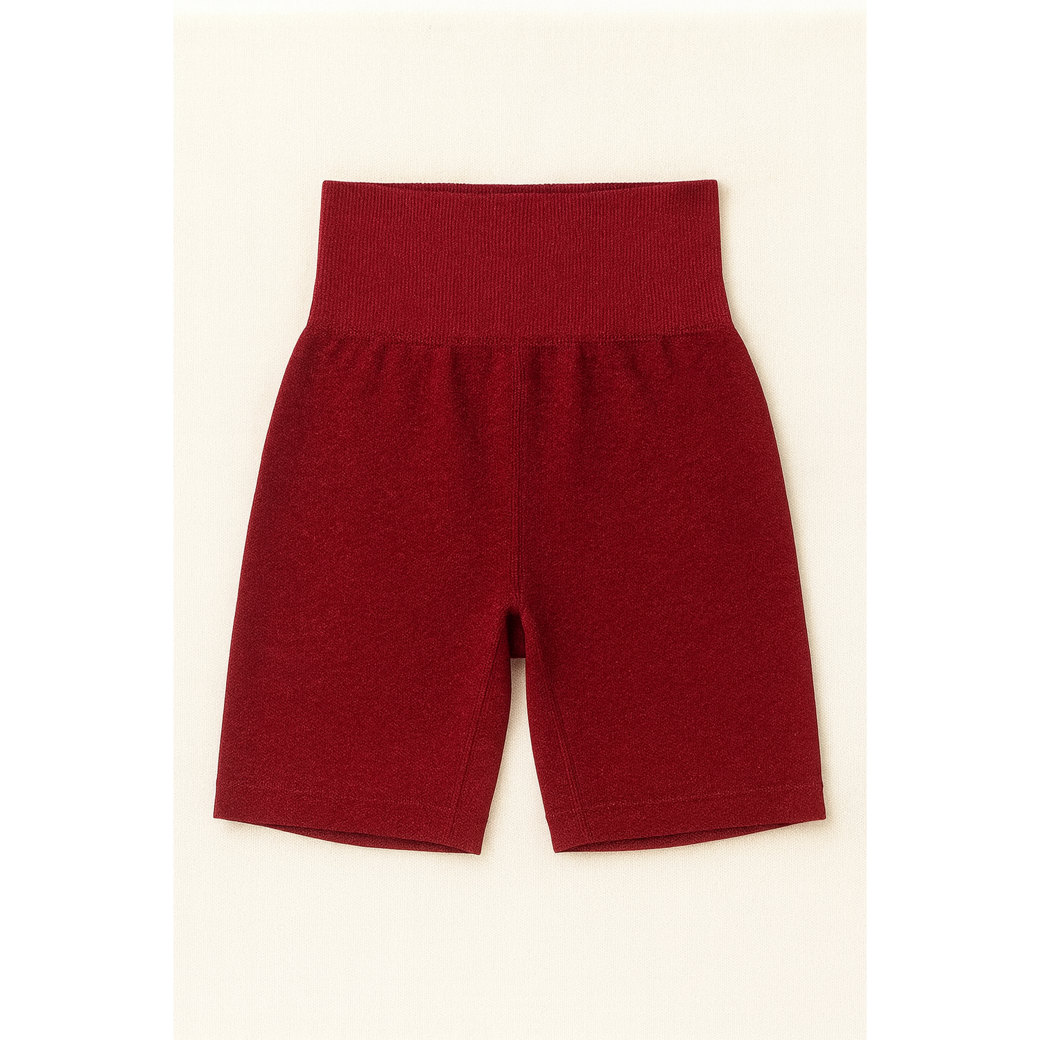 Scrunch Shorts - Burgundy