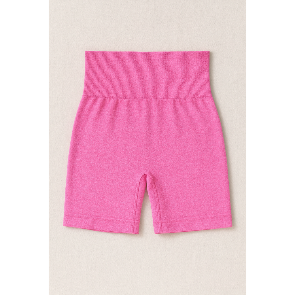 Scrunch Shorts - Baby Pink