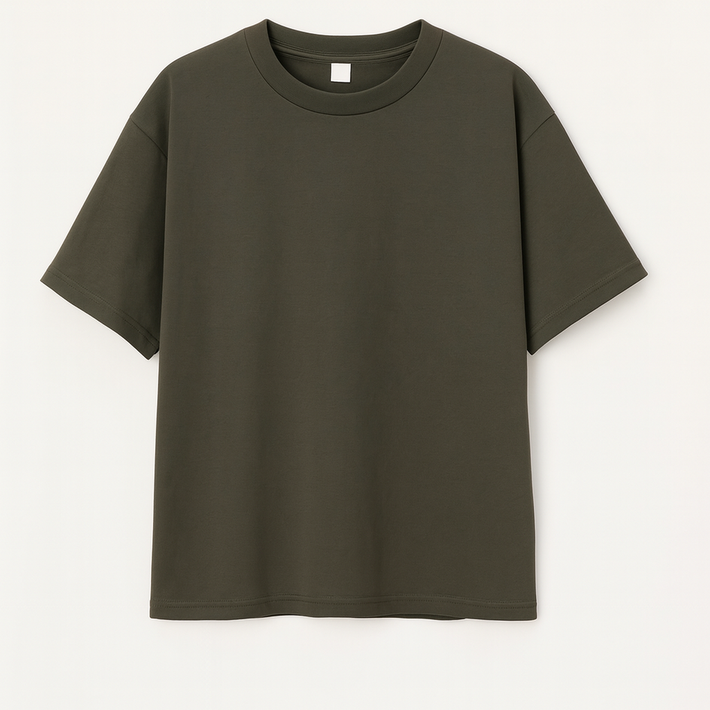 Oversize Tee - Olive Brown