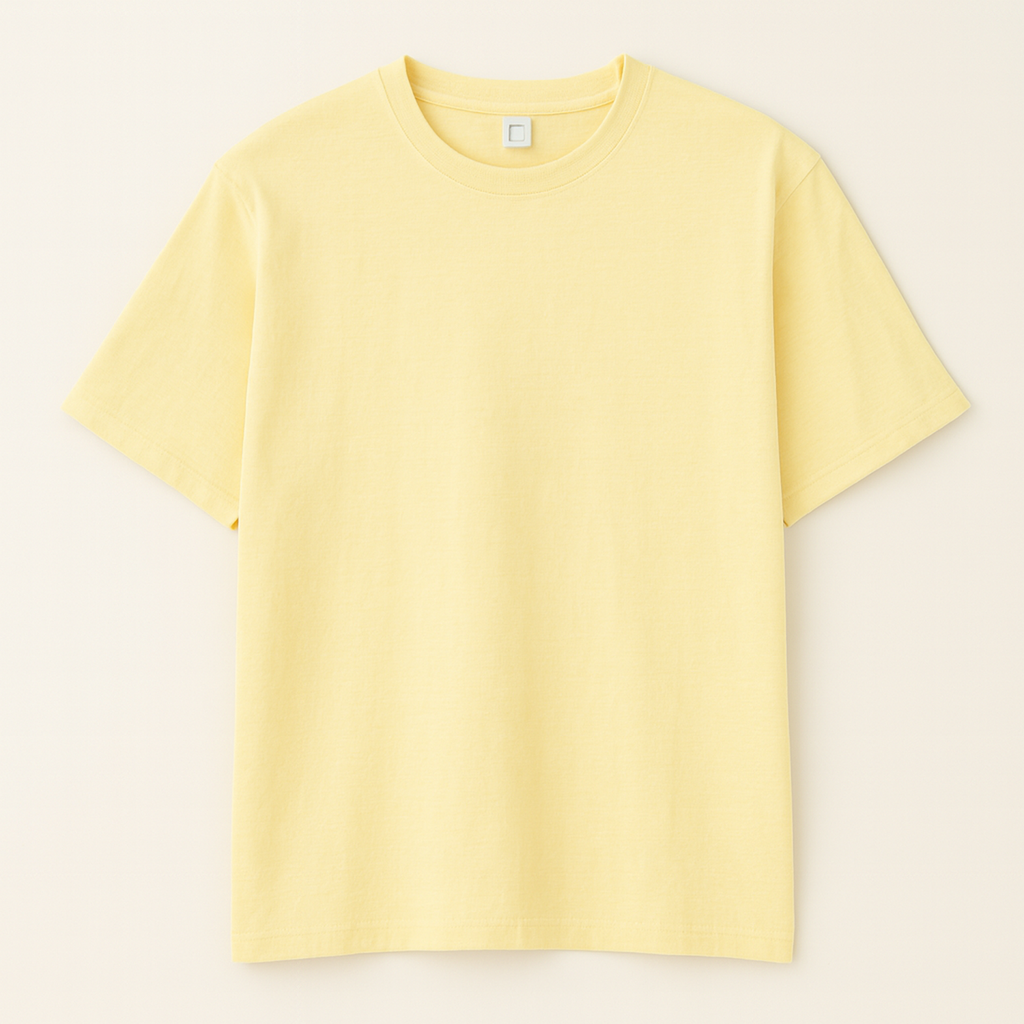 Oversize Tee - Light Yellow