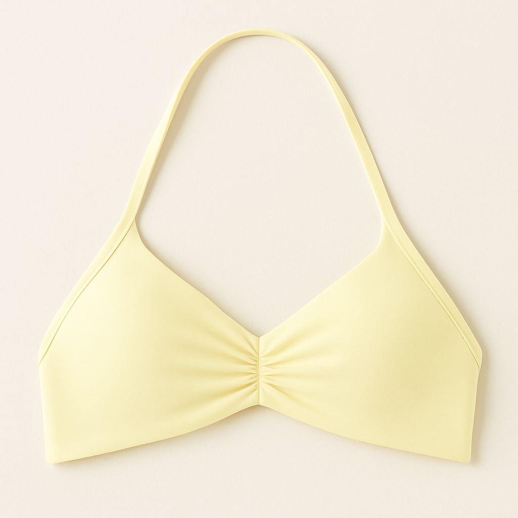 Fitness Bra - Soft Yellow