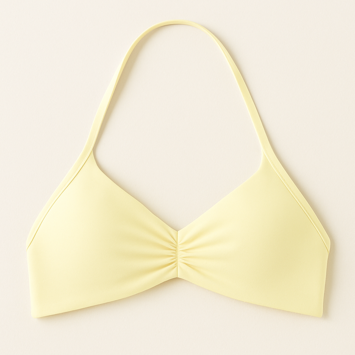 Fitness Bra - Soft Yellow