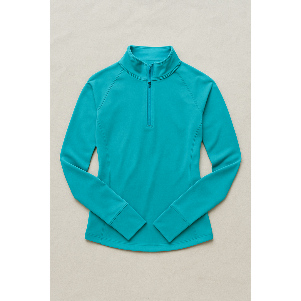 Zip Long Sleeve - Teal
