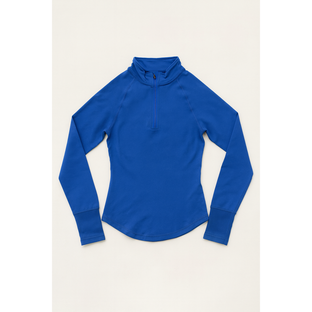 Zip Long Sleeve - Royal Blue