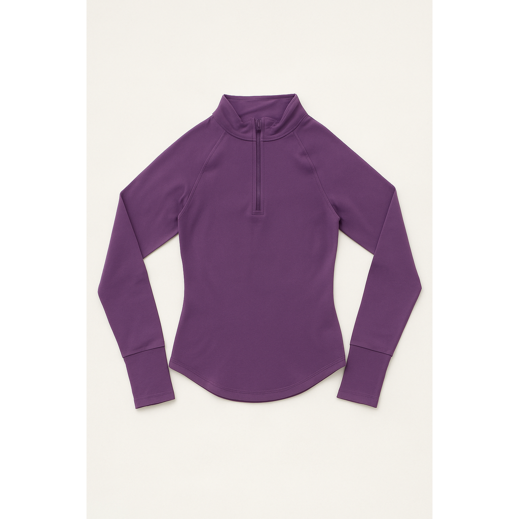Zip Long Sleeve - Purple