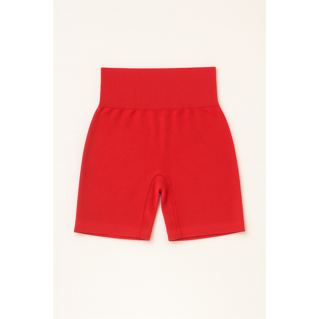 Scrunch Shorts - Red