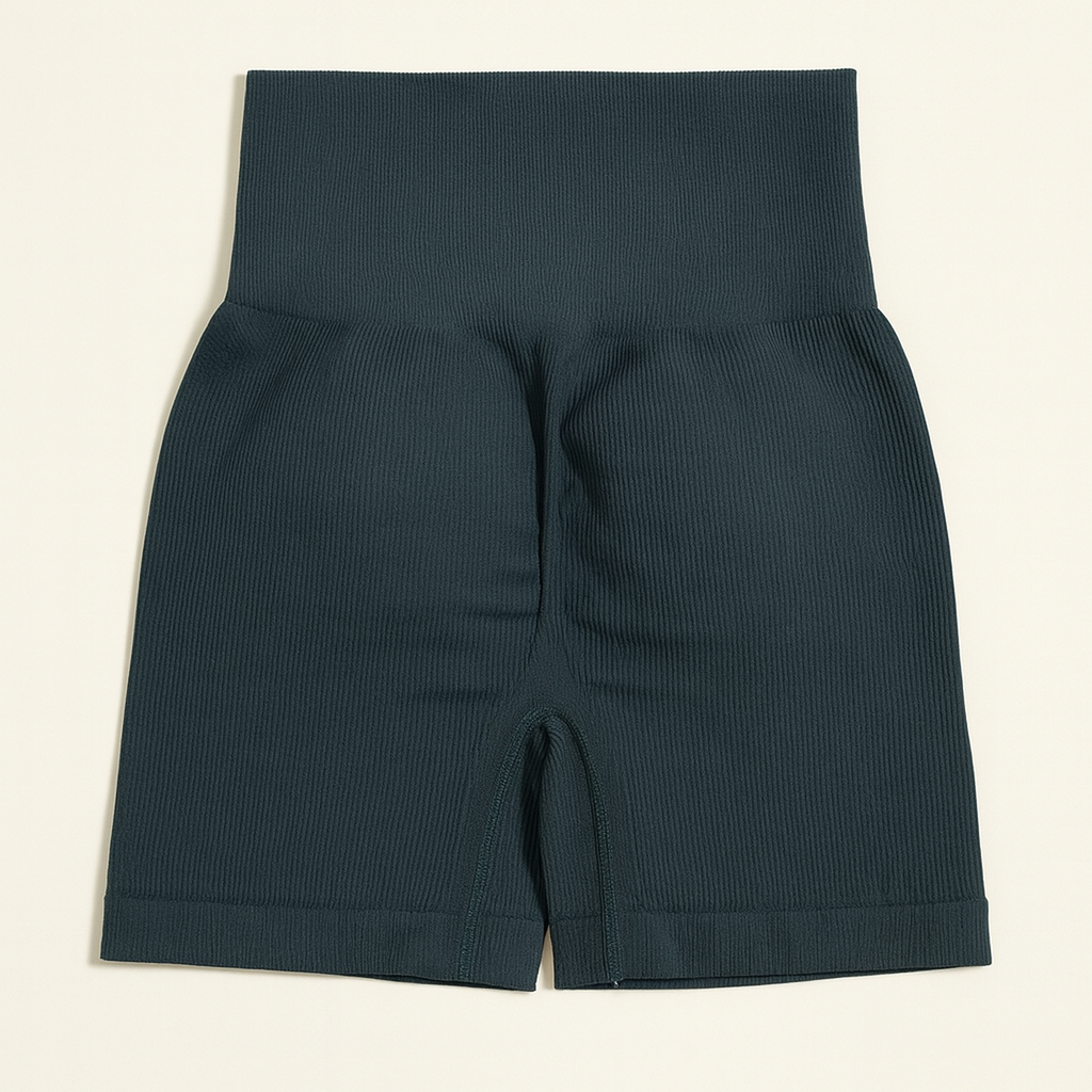 Scrunch Shorts - Navy Blue