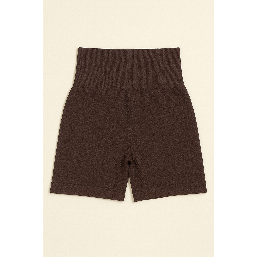 Scrunch Shorts - Mocha
