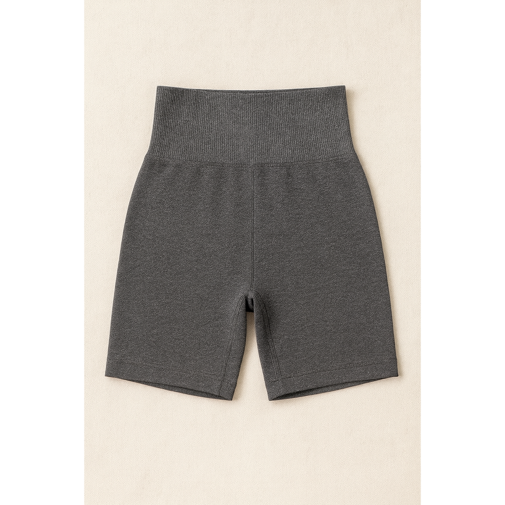 Scrunch Shorts - Grey