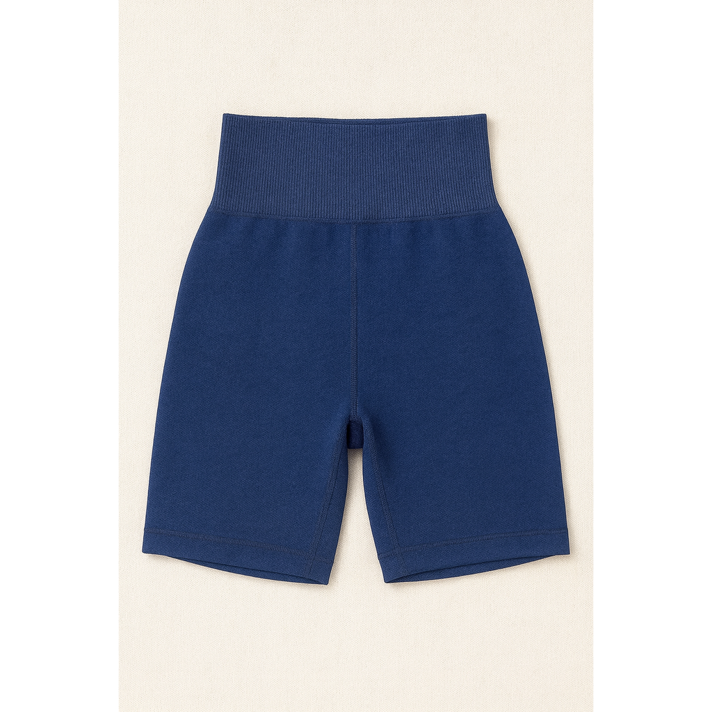 Scrunch Shorts - Deep Blue