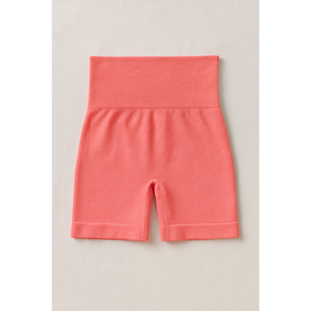 Scrunch Shorts - Coral