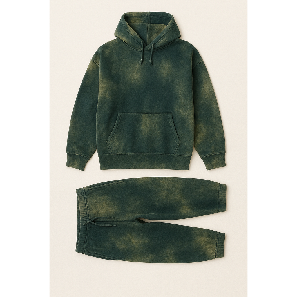 Washed Hoodie Set - Washed Forest