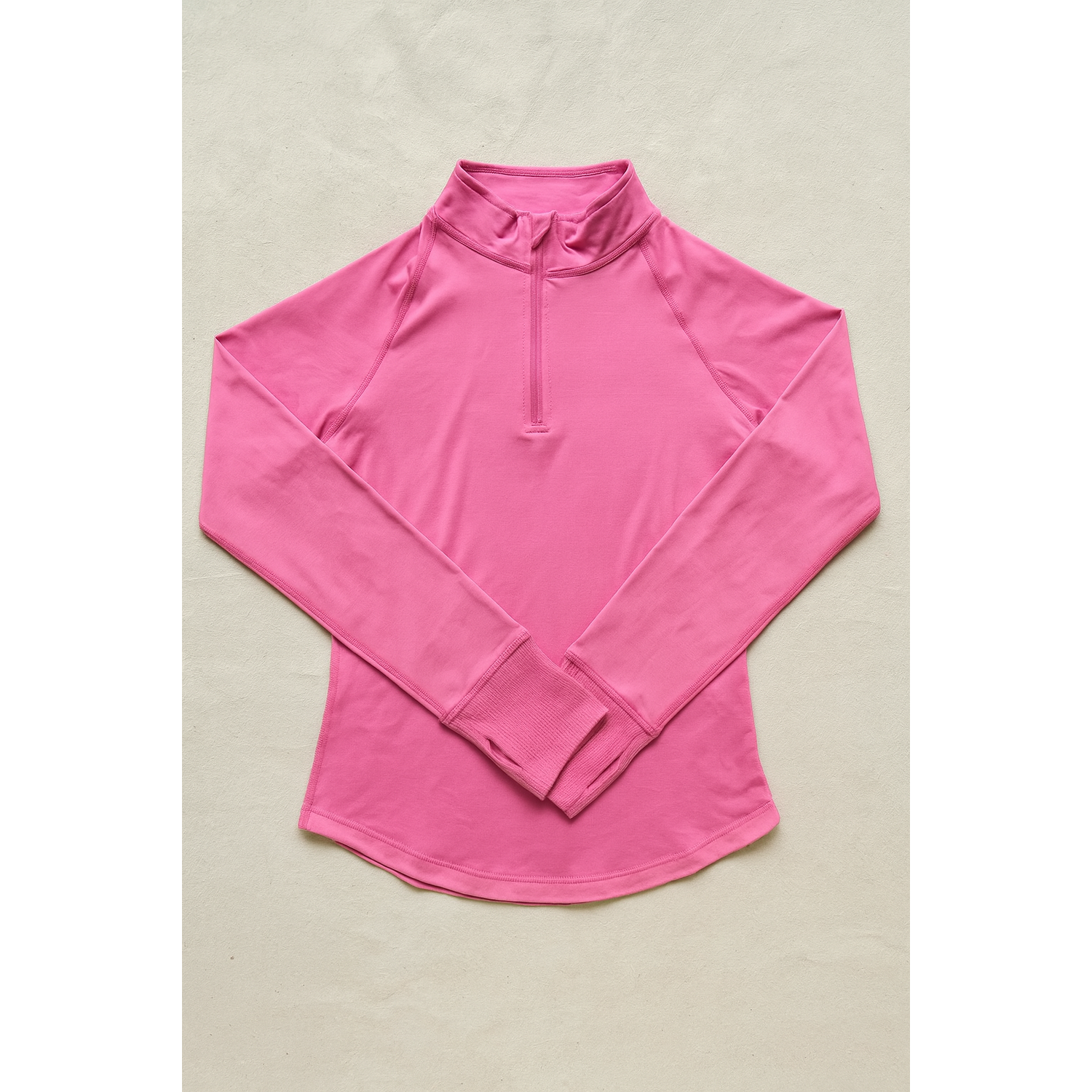 Zip Long Sleeve - Hot Pink