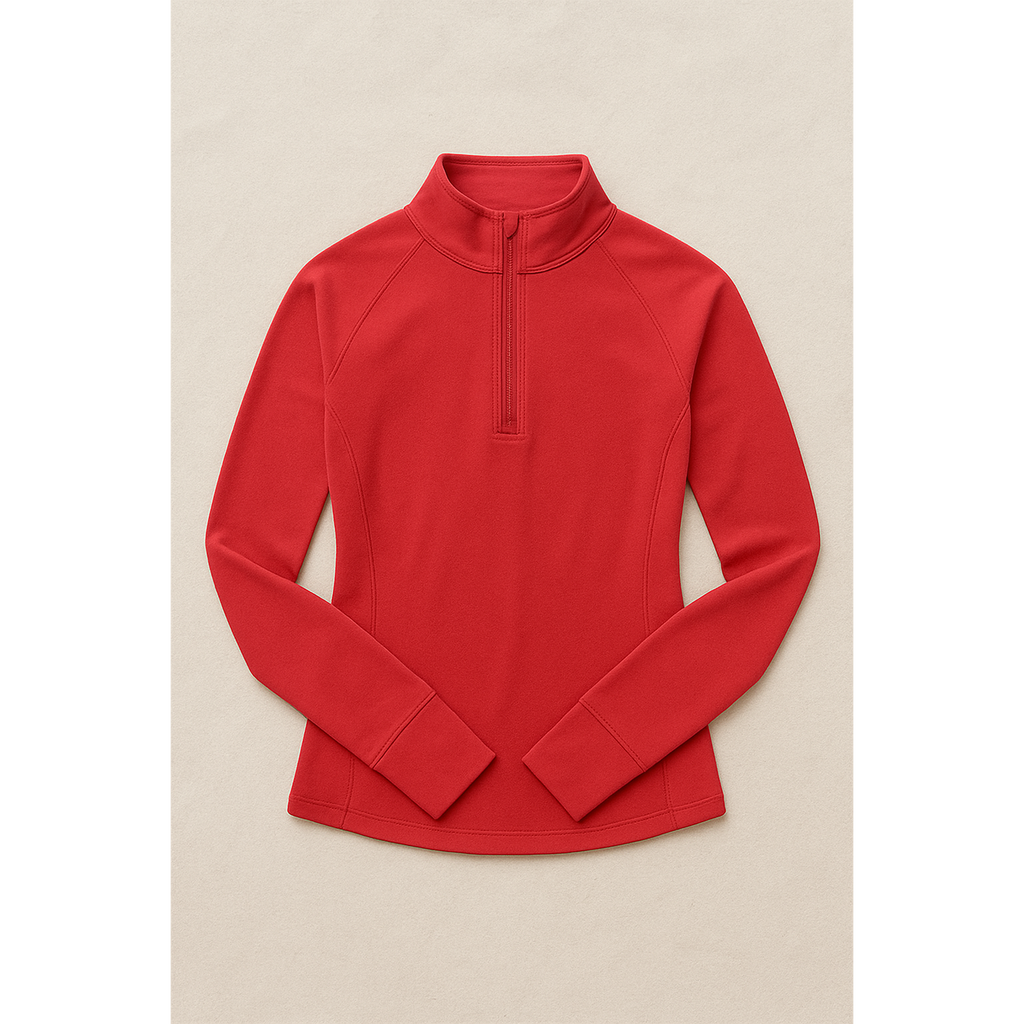 Zip Long Sleeve - Red