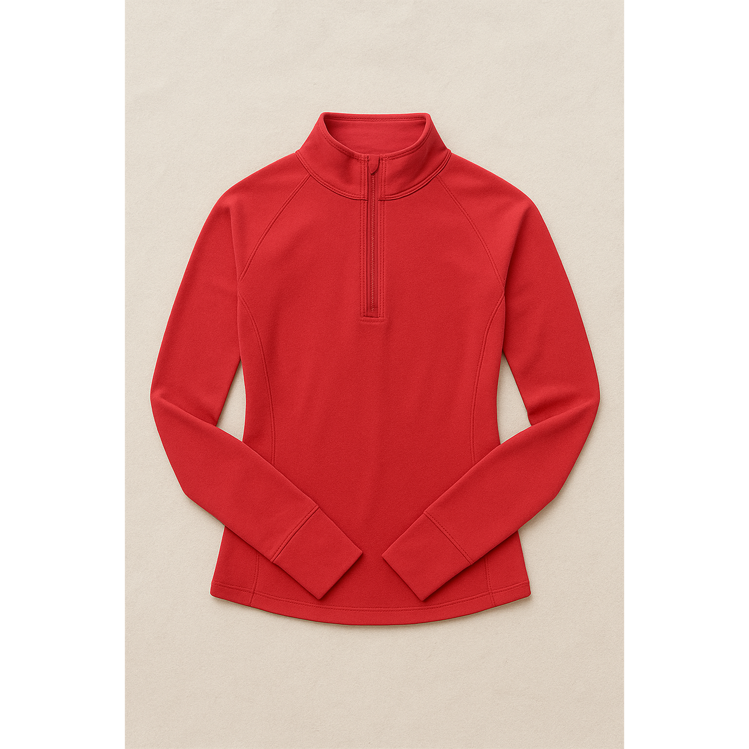 Zip Long Sleeve - Red