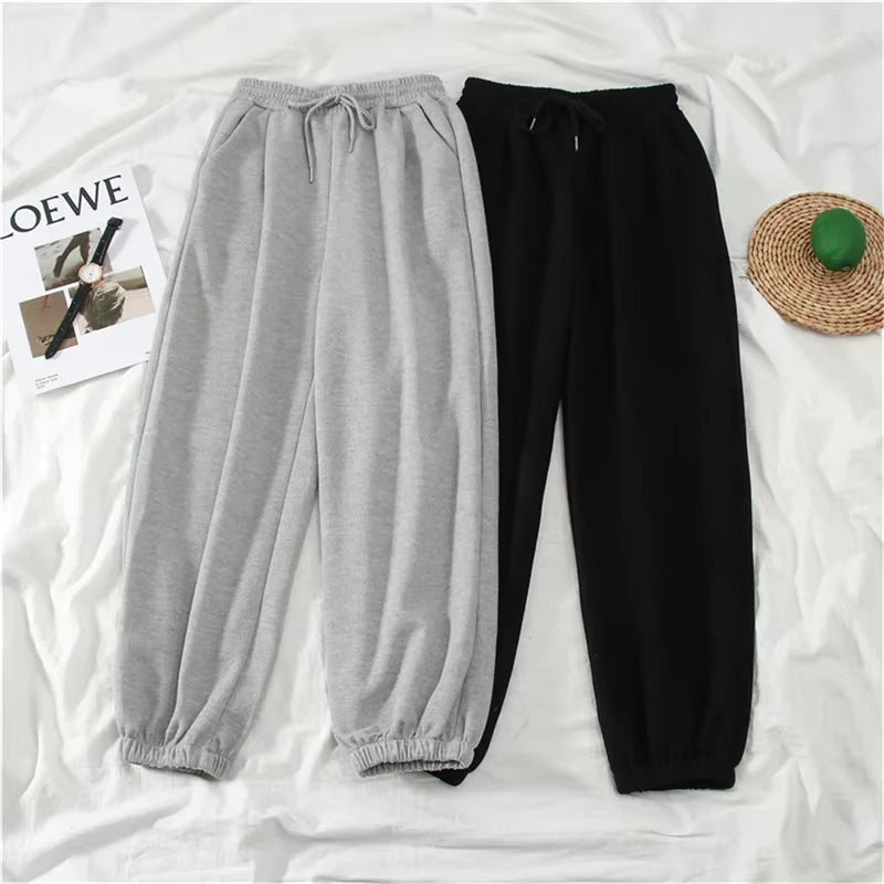 Hot Sales Gray Men Women Sweatpants Autumn New Baggy Fashion Oversize Sports Pants Black Winter Joggers Streetwear Trousers