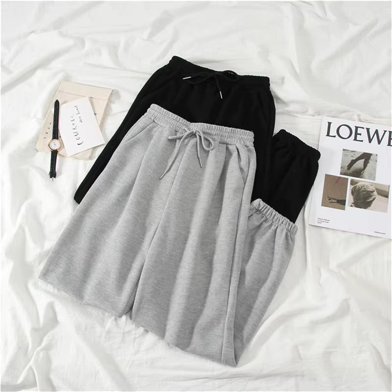 Hot Sales Gray Men Women Sweatpants Autumn New Baggy Fashion Oversize Sports Pants Black Winter Joggers Streetwear Trousers