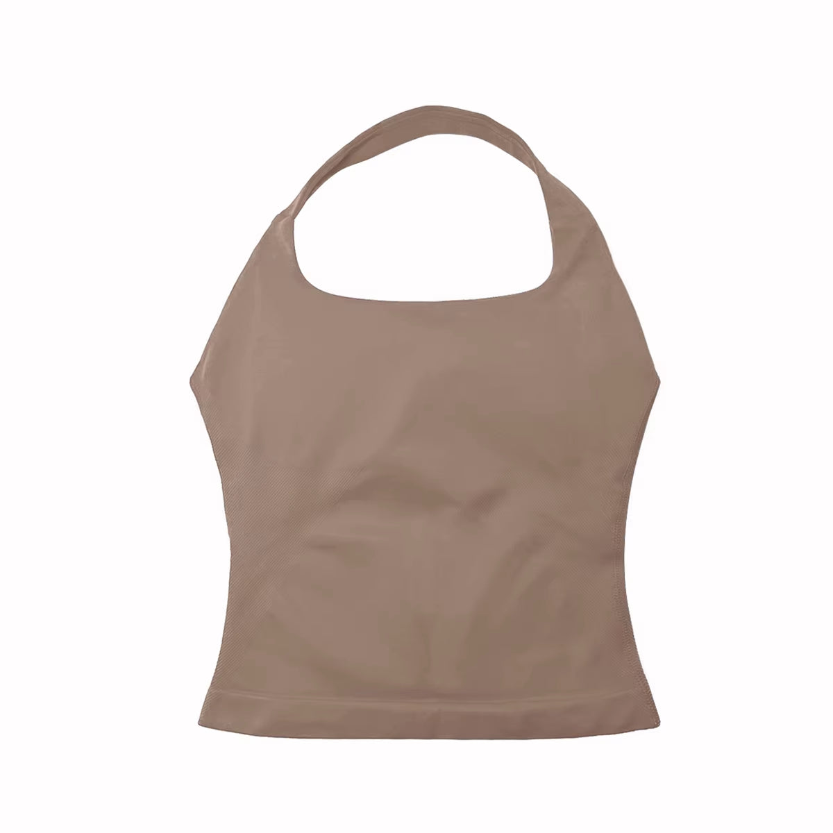 Gym Halter Top Woman Longline Strappy Tank Padded Yoga Clothing Fitness Workout Running Activewear Pilates Clothes