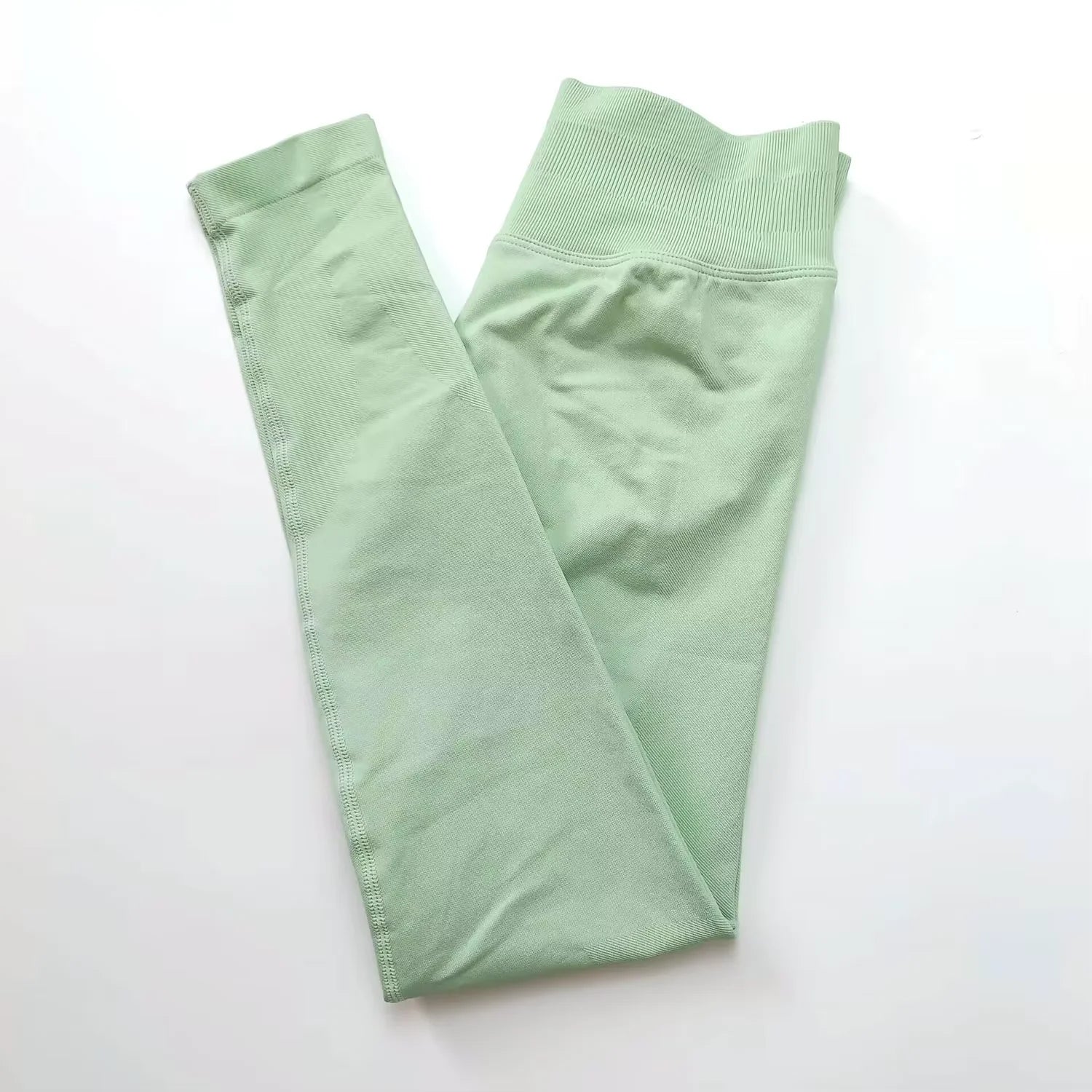 Impact Leggings Women Seamless Sports Yoga Pants Low Ribbed Band Gym Clothes Fitness Workout Wear Scrunch Bum Tights